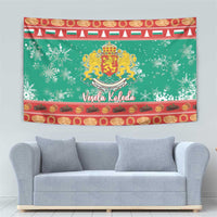 Bulgaria Christmas Tapestry Coat Of Arms Vesela Koleda - Wonder Print Shop