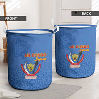 DR Congo Football Laundry Basket Go Champions Leopards - Blue - Wonder Print Shop