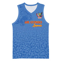 Custom DR Congo Football Basketball Jersey Go Champions Leopards - Blue - Wonder Print Shop