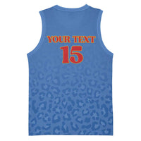 Custom DR Congo Football Basketball Jersey Go Champions Leopards - Blue - Wonder Print Shop