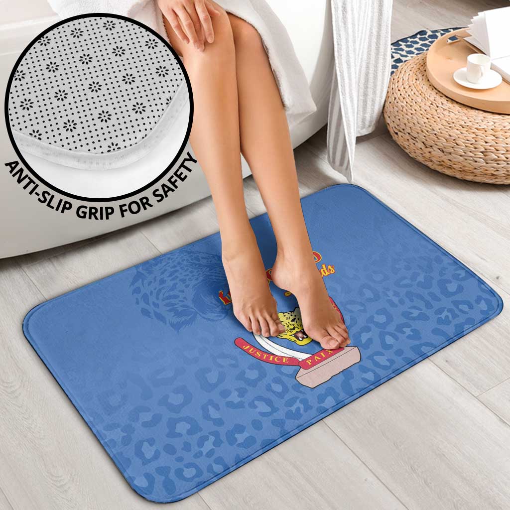 DR Congo Football Bathroom Set Go Champions Leopards - Blue - Wonder Print Shop