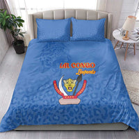 DR Congo Football Bedding Set Go Champions Leopards - Blue - Wonder Print Shop