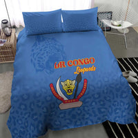 DR Congo Football Bedding Set Go Champions Leopards - Blue - Wonder Print Shop