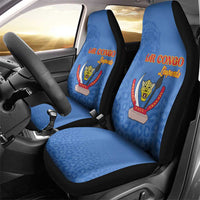 DR Congo Football Car Seat Cover Go Champions Leopards - Blue - Wonder Print Shop