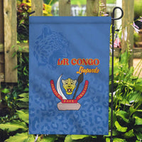 DR Congo Football Garden Flag Go Champions Leopards - Blue - Wonder Print Shop