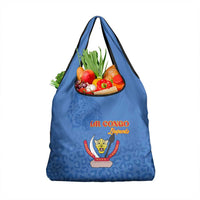 DR Congo Football Grocery Bag Go Champions Leopards - Blue - Wonder Print Shop