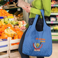 DR Congo Football Grocery Bag Go Champions Leopards - Blue - Wonder Print Shop