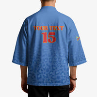 Custom DR Congo Football Kimono Go Champions Leopards - Blue - Wonder Print Shop