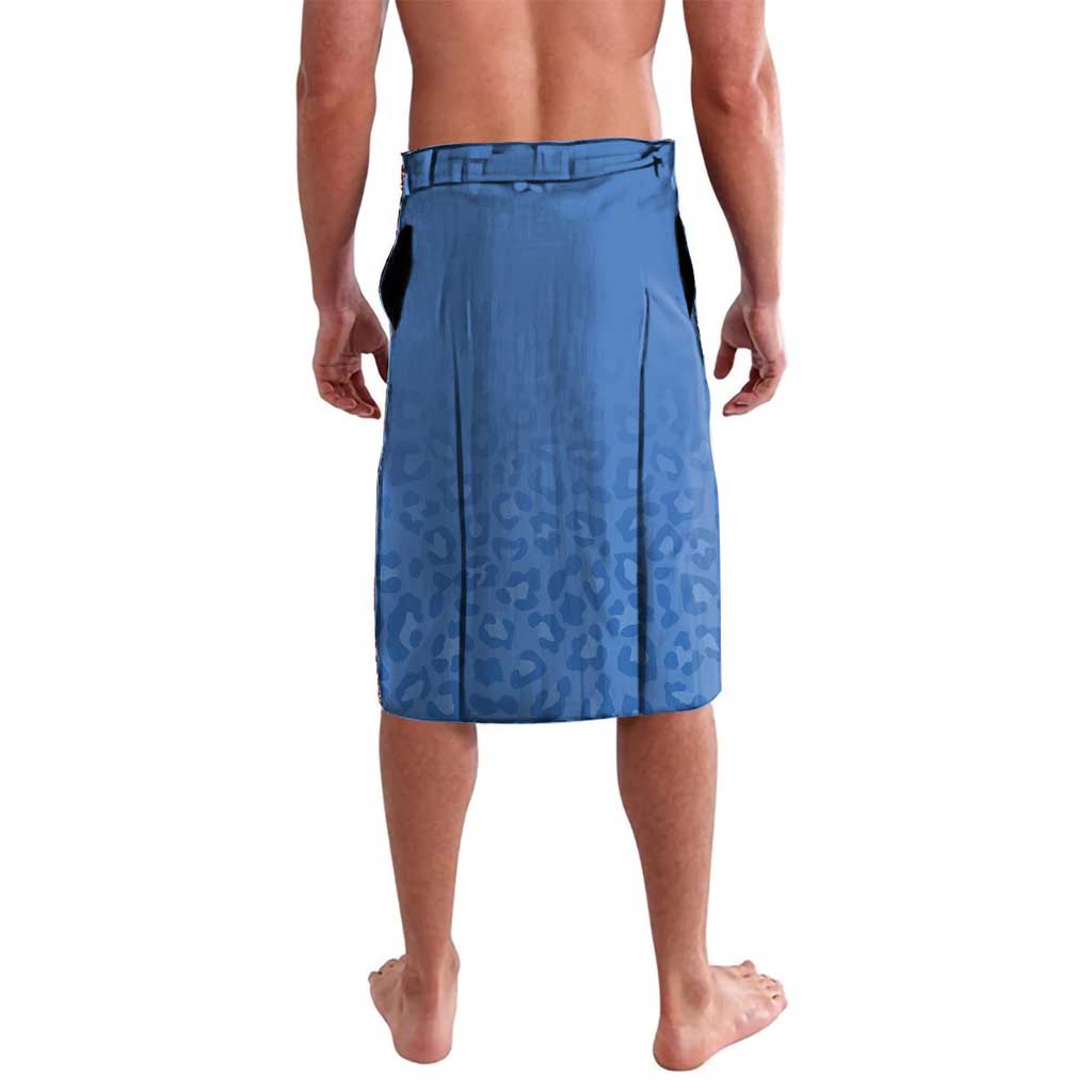 Custom DR Congo Football Lavalava Go Champions Leopards - Blue - Wonder Print Shop
