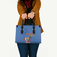 DR Congo Football Leather Bag Go Champions Leopards - Blue - Wonder Print Shop