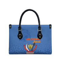 DR Congo Football Leather Bag Go Champions Leopards - Blue - Wonder Print Shop