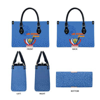 DR Congo Football Leather Bag Go Champions Leopards - Blue - Wonder Print Shop