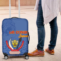 DR Congo Football Luggage Cover Go Champions Leopards - Blue - Wonder Print Shop