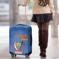 DR Congo Football Luggage Cover Go Champions Leopards - Blue - Wonder Print Shop