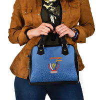 DR Congo Football Shoulder Handbag Go Champions Leopards - Blue - Wonder Print Shop