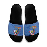 DR Congo Football Slide Sandals Go Champions Leopards - Blue - Wonder Print Shop