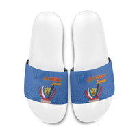 DR Congo Football Slide Sandals Go Champions Leopards - Blue - Wonder Print Shop