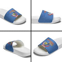 DR Congo Football Slide Sandals Go Champions Leopards - Blue - Wonder Print Shop