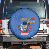 DR Congo Football Spare Tire Cover Go Champions Leopards - Blue - Wonder Print Shop