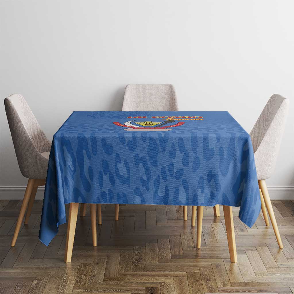 DR Congo Football Tablecloth Go Champions Leopards - Blue - Wonder Print Shop