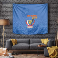 DR Congo Football Tapestry Go Champions Leopards - Blue - Wonder Print Shop