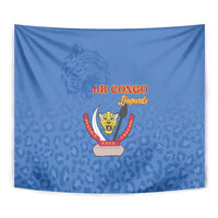 DR Congo Football Tapestry Go Champions Leopards - Blue - Wonder Print Shop