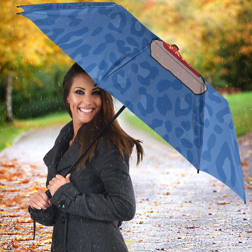 DR Congo Football Umbrella Go Champions Leopards - Blue - Wonder Print Shop