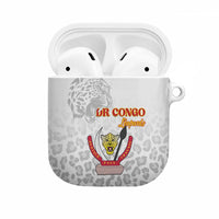 DR Congo Football AirPods Case Go Champions Leopards - White - Wonder Print Shop