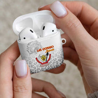 DR Congo Football AirPods Case Go Champions Leopards - White - Wonder Print Shop