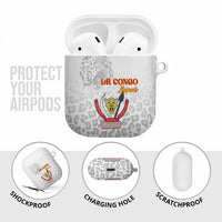 DR Congo Football AirPods Case Go Champions Leopards - White - Wonder Print Shop