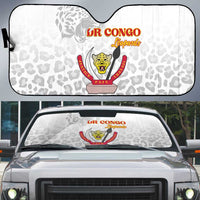 DR Congo Football Auto Sun Shade Go Champions Leopards - White - Wonder Print Shop
