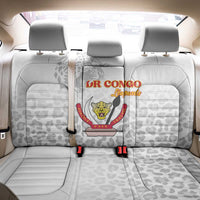 DR Congo Football Back Car Seat Cover Go Champions Leopards - White - Wonder Print Shop