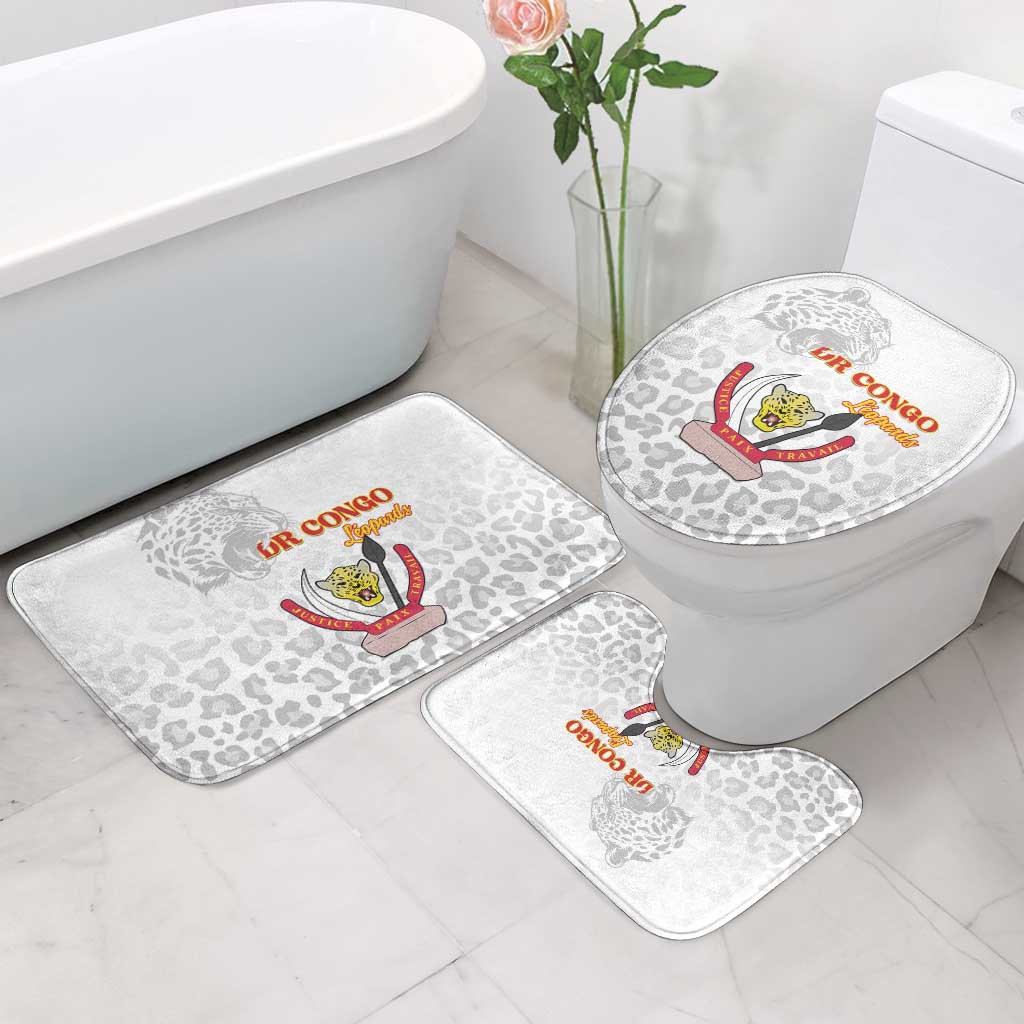 DR Congo Football Bathroom Set Go Champions Leopards - White - Wonder Print Shop