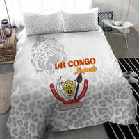 DR Congo Football Bedding Set Go Champions Leopards - White - Wonder Print Shop