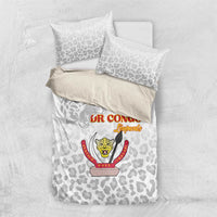 DR Congo Football Bedding Set Go Champions Leopards - White - Wonder Print Shop