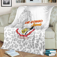 DR Congo Football Blanket Go Champions Leopards - White - Wonder Print Shop