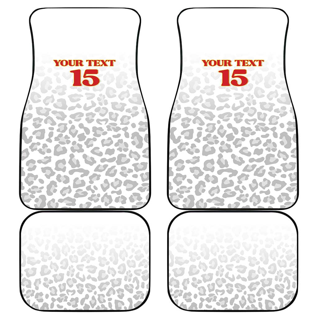 Custom DR Congo Football Car Mats Go Champions Leopards - White - Wonder Print Shop