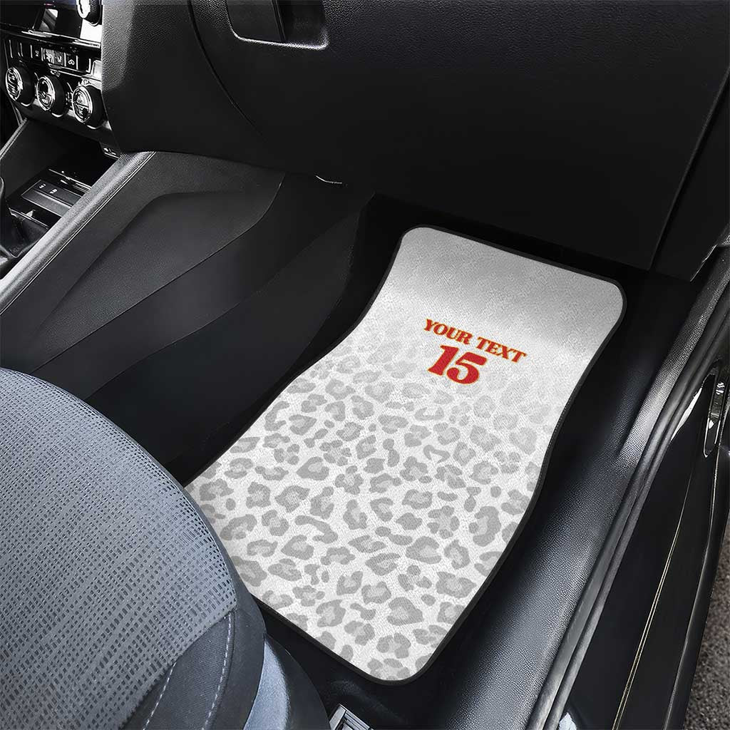 Custom DR Congo Football Car Mats Go Champions Leopards - White - Wonder Print Shop