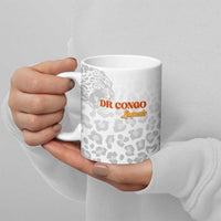 Custom DR Congo Football Ceramic Mug Go Champions Leopards - White - Wonder Print Shop