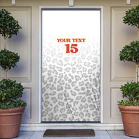 Custom DR Congo Football Door Cover Go Champions Leopards - White - Wonder Print Shop