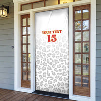 Custom DR Congo Football Door Cover Go Champions Leopards - White - Wonder Print Shop