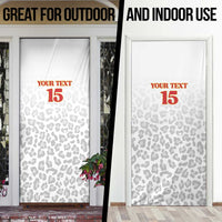 Custom DR Congo Football Door Cover Go Champions Leopards - White - Wonder Print Shop