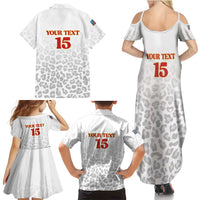 Custom DR Congo Football Family Matching Summer Maxi Dress and Hawaiian Shirt Go Champions Leopards - White - Wonder Print Shop