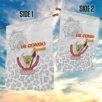DR Congo Football Garden Flag Go Champions Leopards - White - Wonder Print Shop