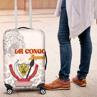 DR Congo Football Luggage Cover Go Champions Leopards - White - Wonder Print Shop