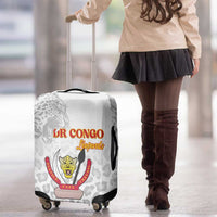 DR Congo Football Luggage Cover Go Champions Leopards - White - Wonder Print Shop