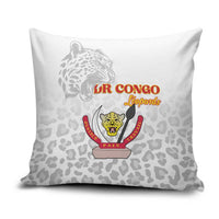 DR Congo Football Pillow Cover Go Champions Leopards - White - Wonder Print Shop