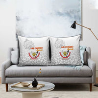 DR Congo Football Pillow Cover Go Champions Leopards - White - Wonder Print Shop