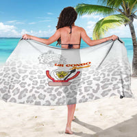 DR Congo Football Sarong Go Champions Leopards - White - Wonder Print Shop