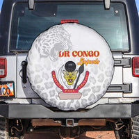 DR Congo Football Spare Tire Cover Go Champions Leopards - White - Wonder Print Shop